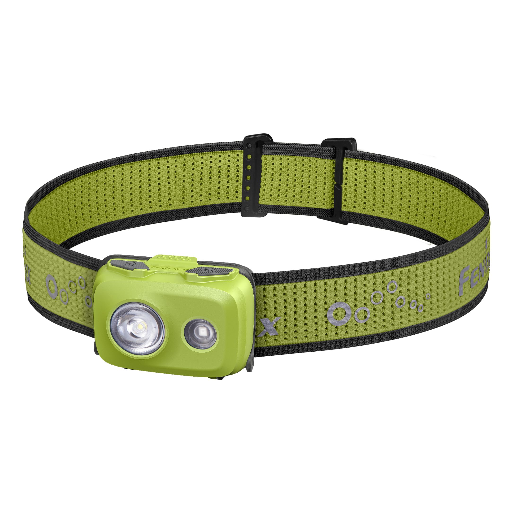 fenix HL16 Green Lightweight Multipurpose Headlamp | 450 lumens | 104m | 100 Hrs Max | AAA Powered | Red Light Mode | SOS Function | IP66