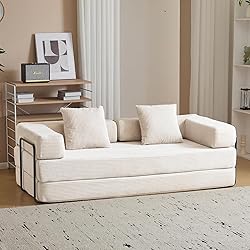 Convertible Sleeper Sofa Bed, Compression Folding