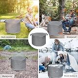 AWAHITAWA Fire Pit Cover for Solo Stove, Waterproof 20x17 Inch Shield view 6