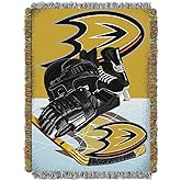 Northwest NOR-1NHL051010011RET 48 x 60 Anaheim Ducks NHL Woven Tapestry Home Ice Advantage Throw
