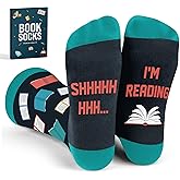 Book Lovers Gifts, Funny Reading Socks for Book Lovers, Cute Gifts for Readers Women, Ideal gifts Socks For Reader