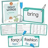 WJPC High Frequency Sight Words Flash Cards 2nd, 3rd Grade (Third-Grade) for 7,8.9 Years Age Kids Boys, Girls, Homeschool Learn to Read, Write.