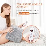 Mia&Coco Electric Heating Pad 30x60cm Back Neck Shoulders 10 Levels view 7