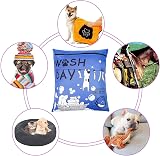 olyee Pet Laundry Bag 70x80cm for Washing Machine Hair-Free Knit Blue view 4