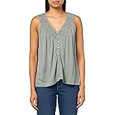 Lucky Brand Womens Lace Trim Tank
