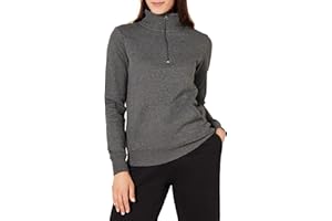 Amazon Essentials Women's Long-Sleeve Fleece Quarter-Zip Top (Available in Plus Size)