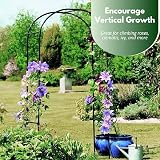Garden Mile Garden Arch 2.4m Heavy Duty Steel Arbour Frame view 6