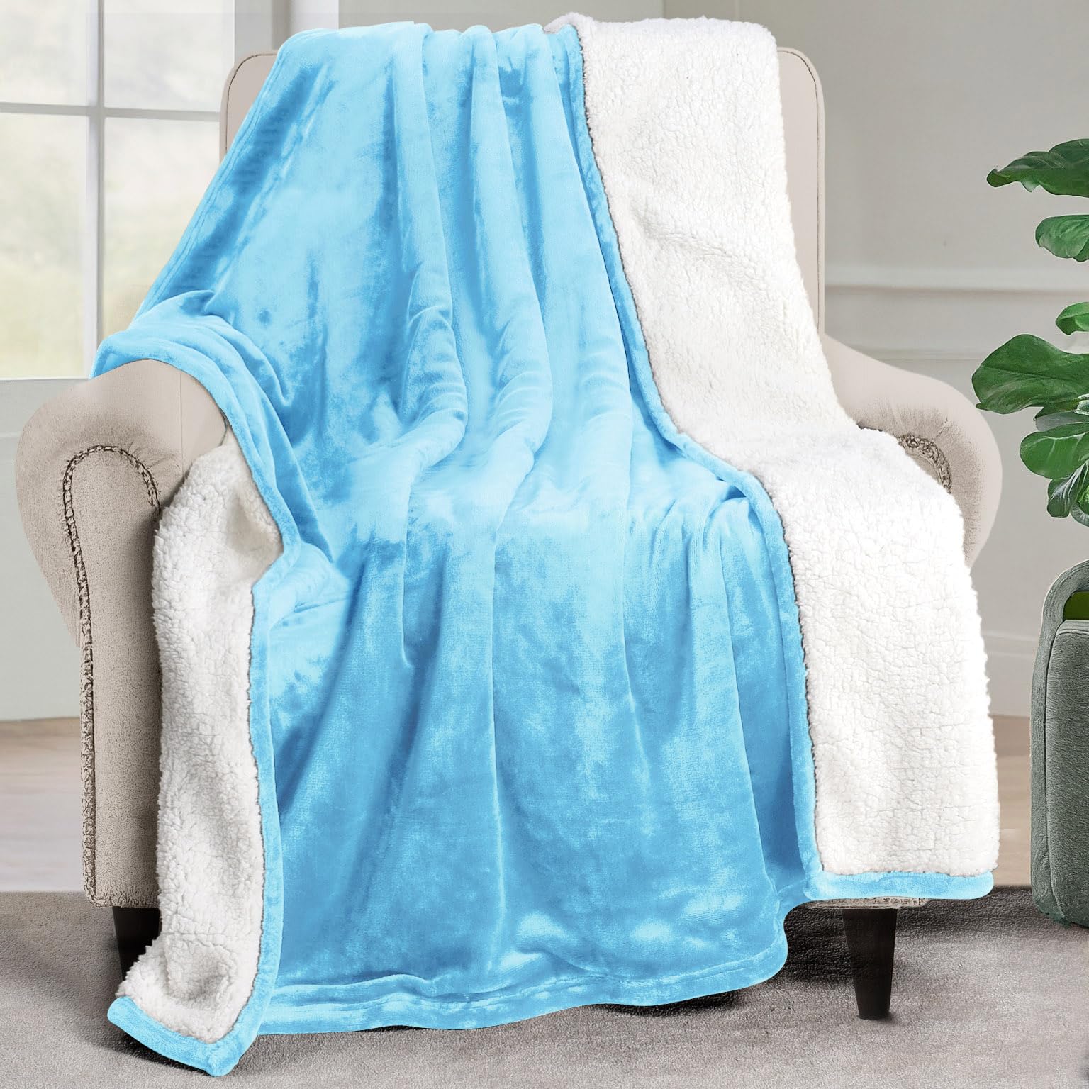 Utopia Bedding Sherpa Blanket...