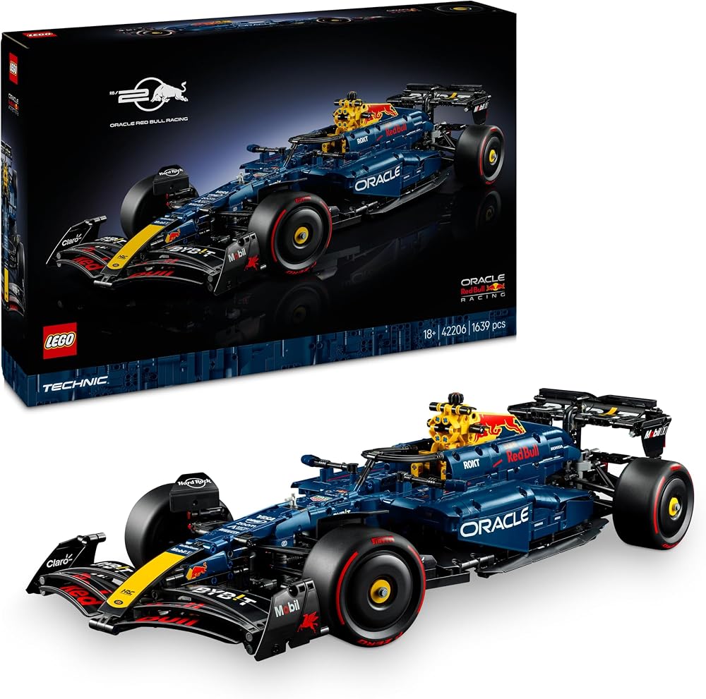 LEGO Technic Oracle Red Bull Racing RB20 F1 Car 1:8 Scale V6 Engine Kit