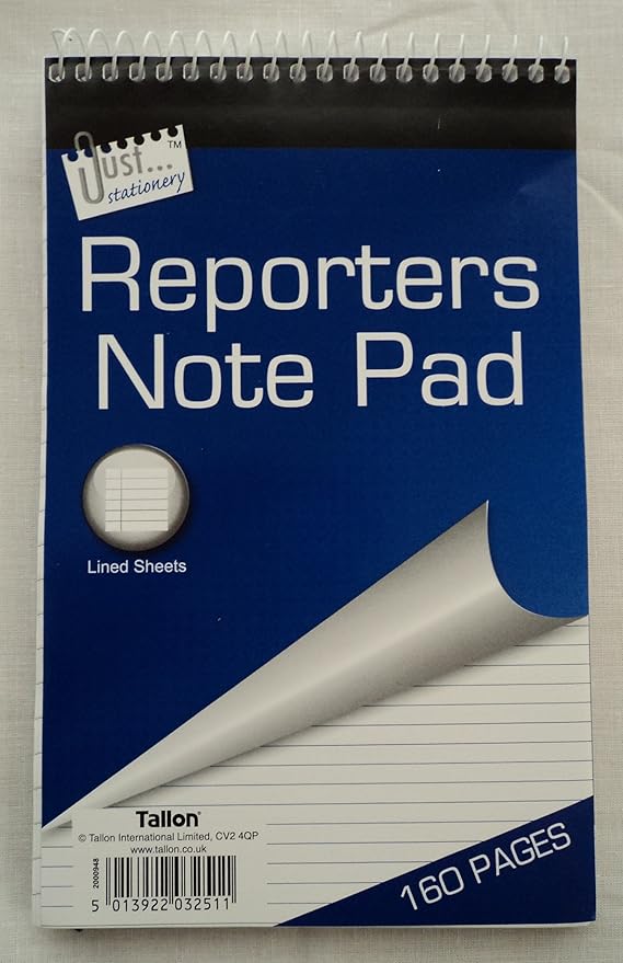 10 Reporters Note Pads 160 Pages Amazon.co.uk Office Products