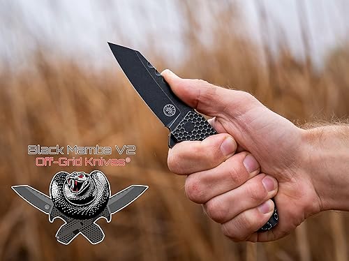 BLACK　manba v2 Off-Grid Knives - Black Mamba v2 - Knife Overview - YouTube