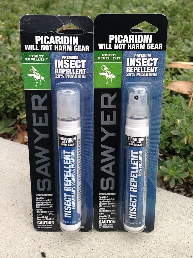 (4 Pack) Sawyer Picaridin Insect Repellent Fisherman's Formula .5 oz