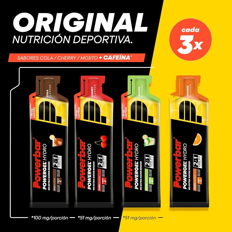 - PowerGel Multiflavour Box - 12x41g - Gel de Energia com Alto Teor de Hidratos de Carbono