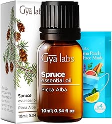 Gya Labs Spruce Essential Oil - 0.34 Fl Oz - for
