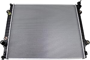 TRQ Radiator Assembly Aluminum Core Compatible with 16-23 Toyota Tacoma CU13565