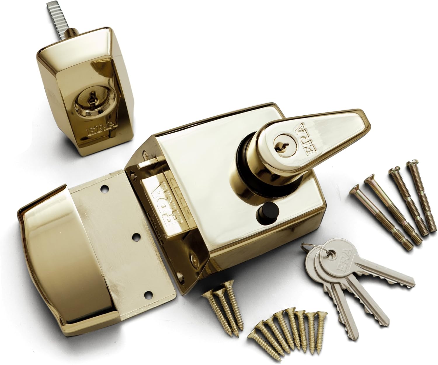 ERA 1930-31 60mm Maximum Security BS Nightlatch with Brass Effect Body, Bronze