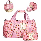 Elilier Dance Bag - Gifts for 3 4 5 6 7 8 9 10 11 12 Year Old Girls, Birthday Gifts for Kids, Girls Gym Bag with Shoe Compartment, Kid Personalized Weekender Overnight Bags, Girl Must Haves