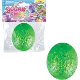 ORB Sugar Swaps Green Squishy Dragon Egg Toy - Sparkling Green Scaled Dragon Egg Squishy Toy to Stretch, Squeeze, Collect, Trade - Fun Stress Relief Squishies and Fidget Toys for Kids and Adults