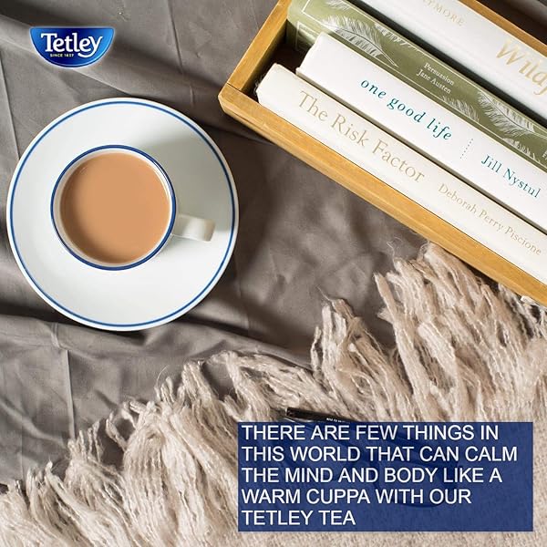 TETLEY BRITISH BLEND PREMIUM BLACK TEA, 320 TEA BAGS, RAINFOREST ALLIANCE CERTIFIED