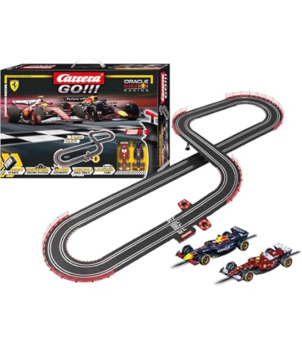 Amazon.com: Carrera Formula 1 Racing Track Max Verstappen vs Lewis