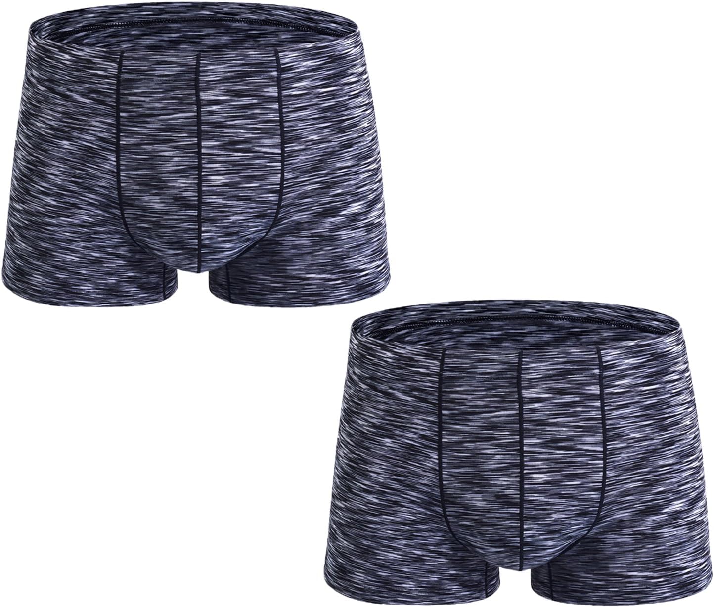 WEIJIGUOJI Men's Boxer Briefs Multi Pack Stretch Trunks Underwear