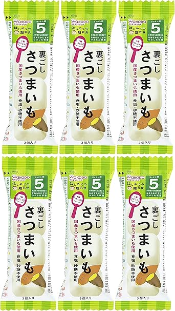 Amazon はじめての離乳食 裏ごしさつまいも 2 3g 6個 和光堂 食品 飲料 お酒 通販