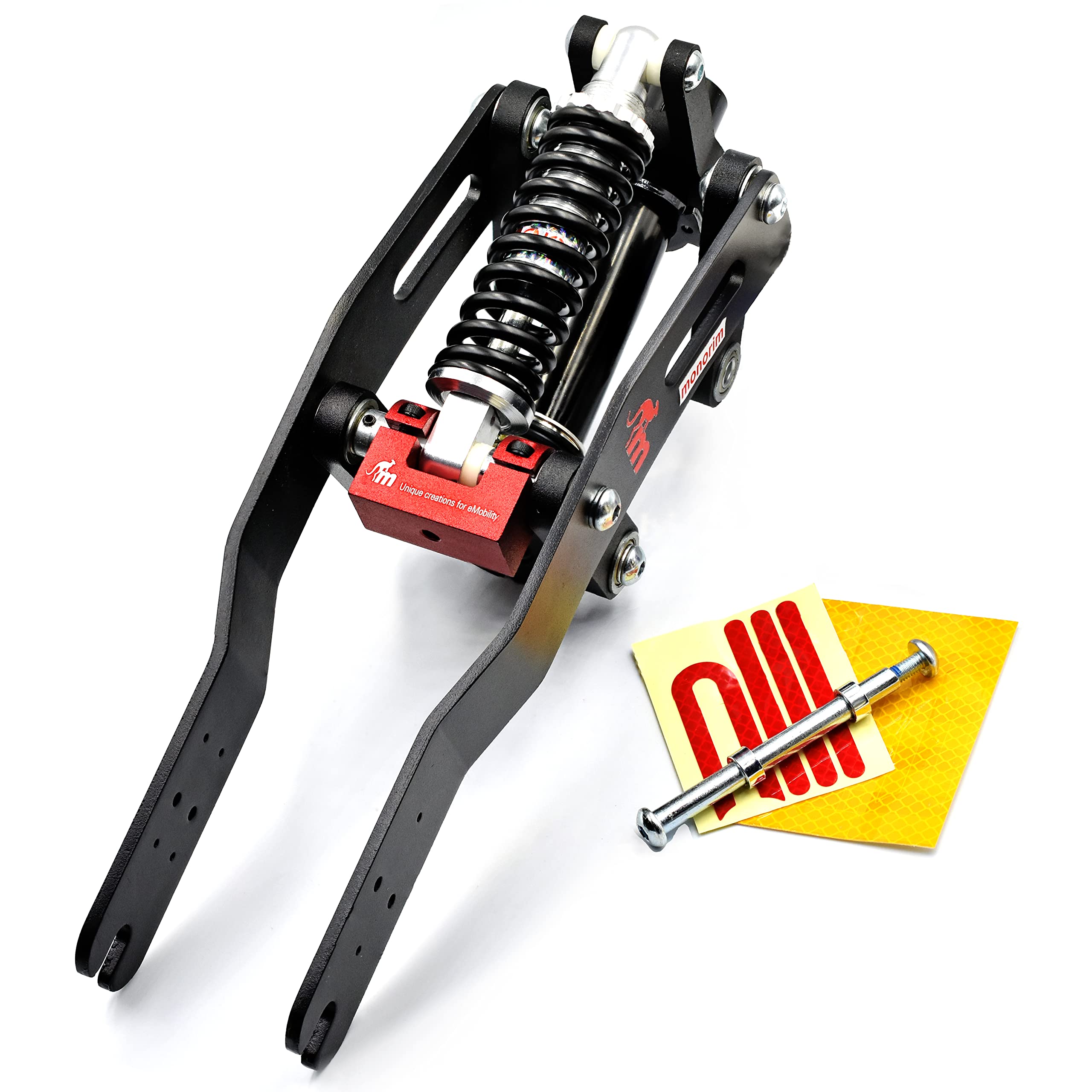 Monorim Genuine V4 Suspension Kit For Xiaomi M365 1S Essential Pro 2 Mi3 Pro 4 Electric Scooter (Black)