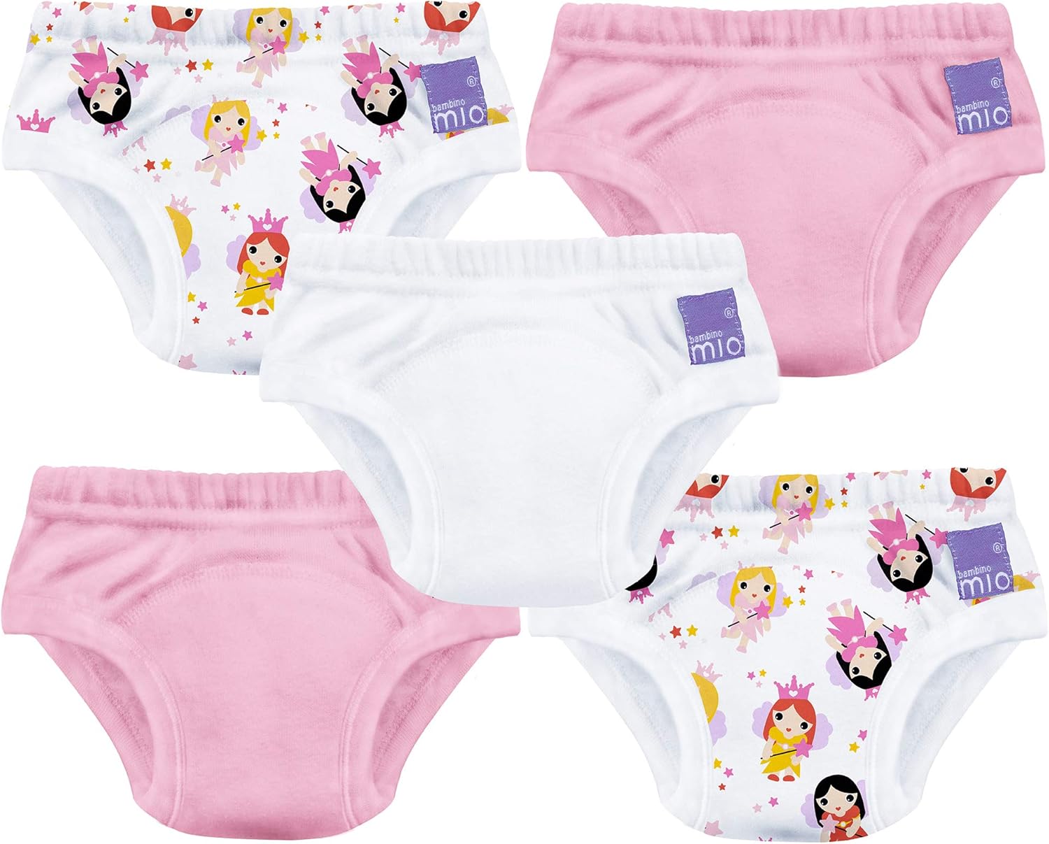 Bambino Mio, Potty Training Pants, Mixed Girl, Fairy 3+ Years (5 Pack