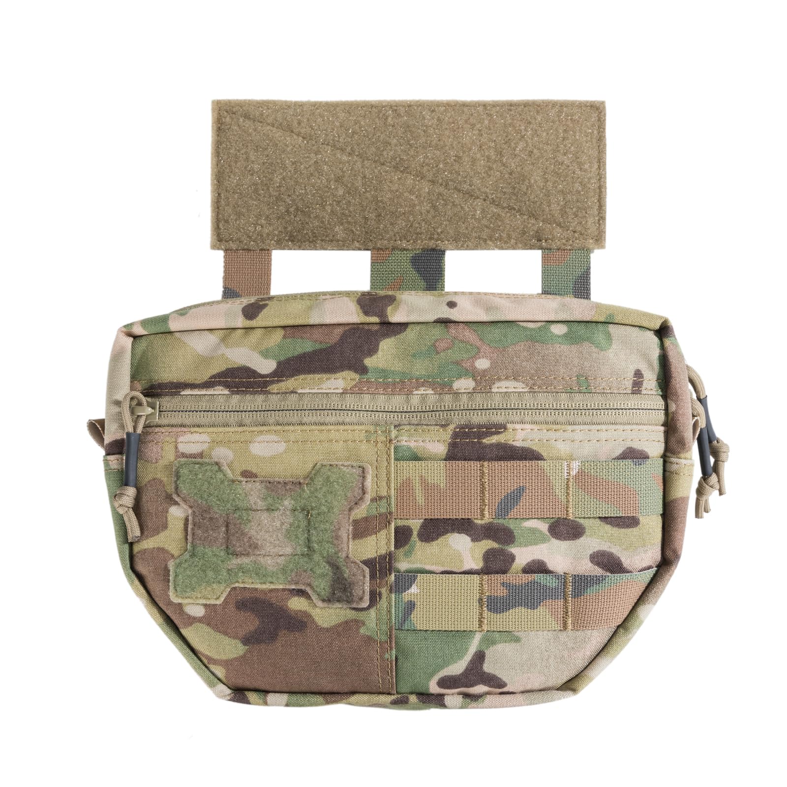 EXCELLENT ELITE SPANKER MOLLE Drop Dump Pouch Admin Pouch Tactical Utility Nylon Pack Tools Pocket(Multicam)