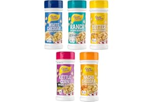 Flavor Mate Popcorn Seasoning 2.5 OZ Variety Pack, 5 Count