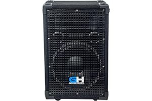 Grindhouse Speakers - GH10L - Passive 10 Inch 2-Way PA/DJ Loudspeaker Cabinet - 600 Watt Full Range PA/DJ Band Live Sound Speaker