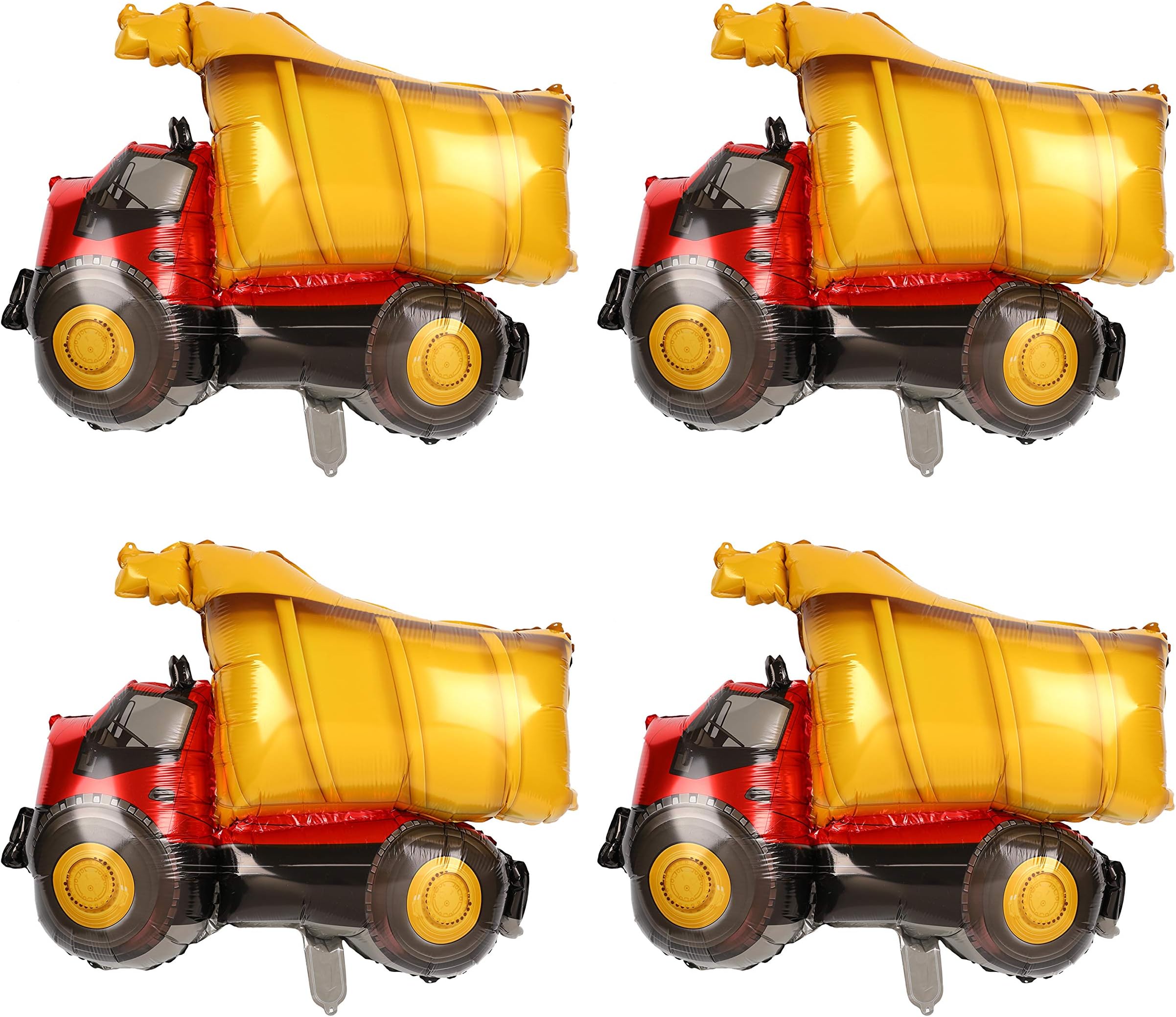 Jumbo Dump Truck Foil Mylar Balloon Helium Birthday Party Decorations Supplies Yellow