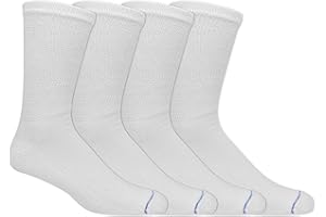 Dr. Scholl's Men's Diabetes & Circulator Non-Binding Moisture Management Socks (4 & 6 Pair Packs)