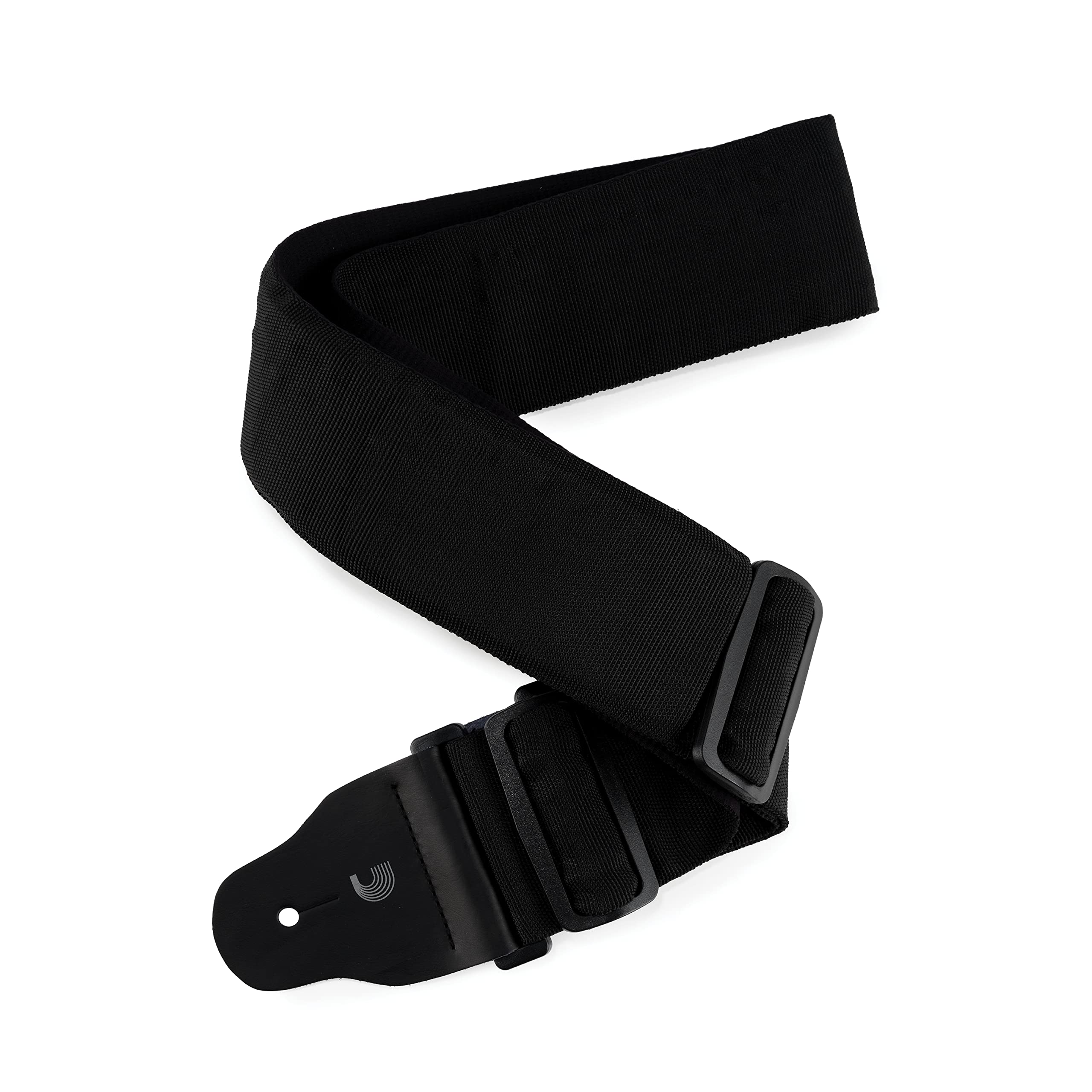 D'Addario 75B000 Accessories Bass Guitar Strap - Bass Strap - Guitar Strap for Bass Players - Black - 3" Wide