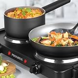 Progress EK4399P Electric Twin Hot Plate 1500W 1000W Dual Temperature view 5