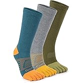 bysock Toe Socks for Men Women Cool-max Running Socks Athletic Hiking Breathable Five Finger Socks 3Pairs