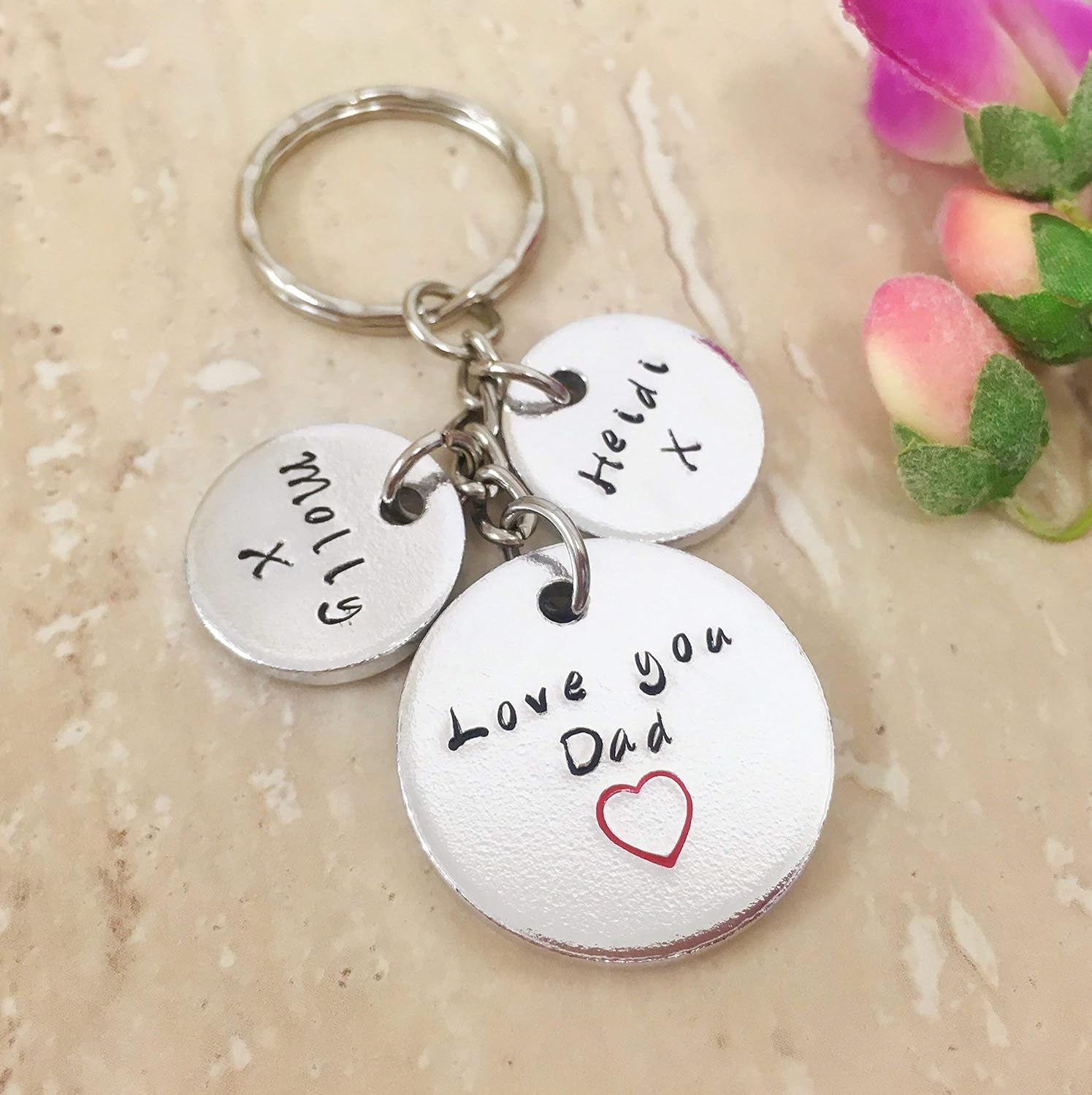 dad photo keyring