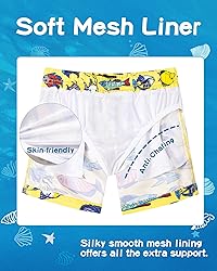 SURF CUZ Boys Swim Trunks Toddler Swim Shorts UPF