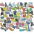 North America Complete Magnet Set by Classic Magnets, 67-Piece Vintage Rubber State & Province Magnets, Collectible Souvenirs Made in The USA