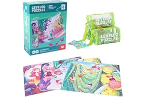 TOI Leveled Puzzles for Kids Aged 3.5 and Up, Toddler Puzzle Preschool Learning Jigsaw Puzzles, Large Pieces Educational Game