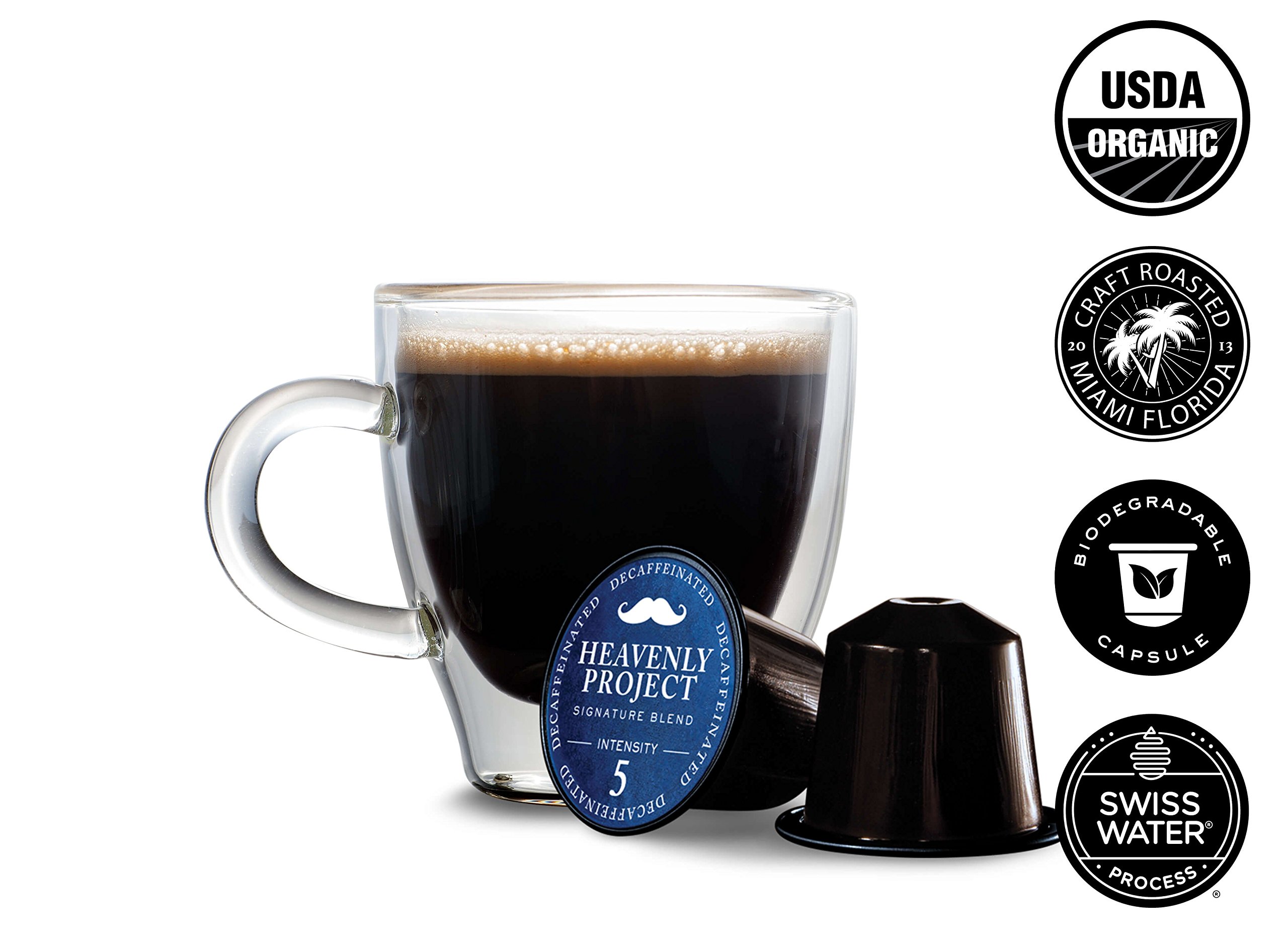 100 USDA Certified Organic Coffee Nespresso Compatible Capsules