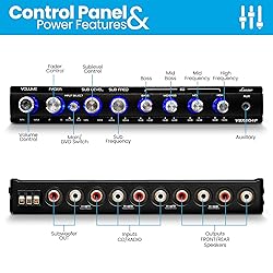 Lanzar 4 Band Parametric Equalizer - 7V RMS Output