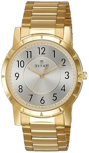 Analog White Dial Mens Watch -NK1647YM01