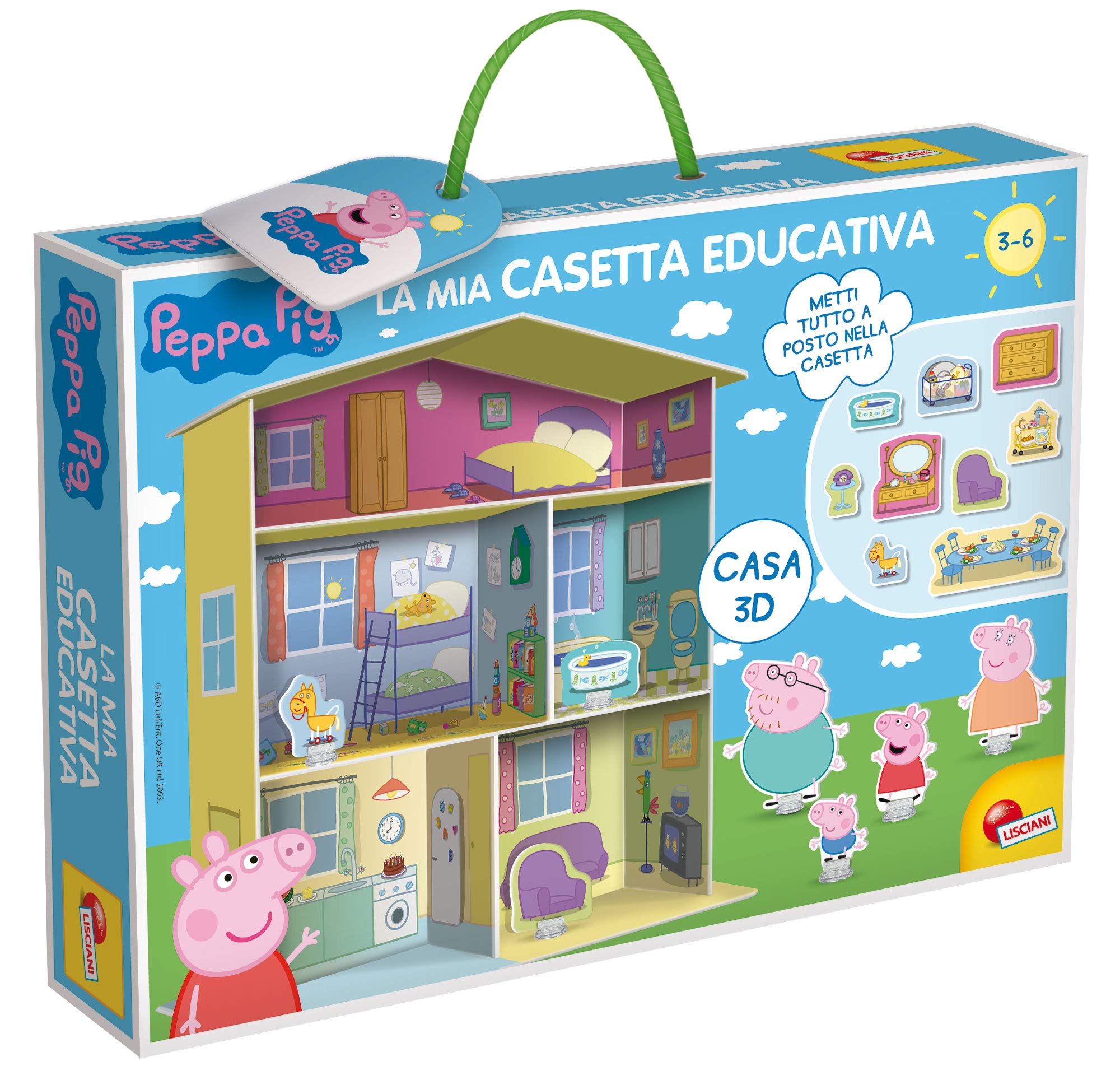 Lisciani Giochi 77953 Children's Toy Peppa Pig Educational House