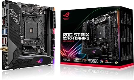 Amazon.com: ASUS ROG Strix X570-I Gaming, X570 Mini-ITX Gaming Motherboard,  AMD Ryzen 3000 with PCIe 4.0, WiFi 6 (802.11ax), Intel Gigabit Ethernet,  SATA 6Gb/s: Computers \u0026 Accessories