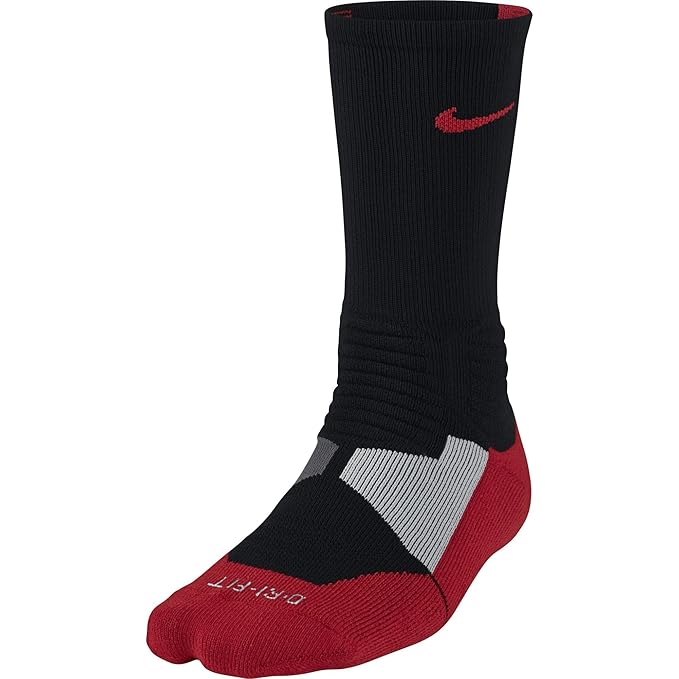 Nike Crew Socks Hyperelite Basketball Calcetines, Unisex, Black ...