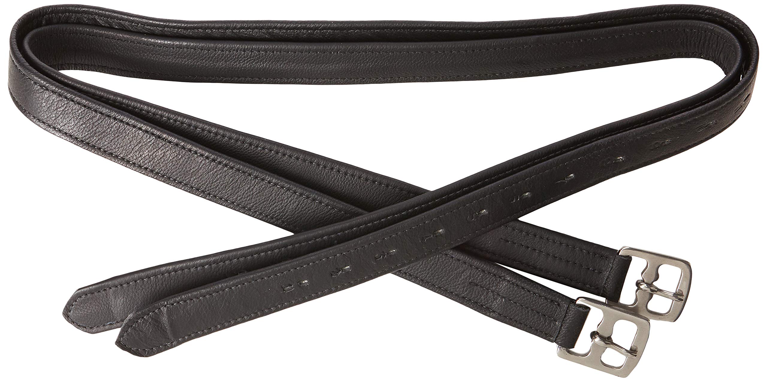 Cwell Equine New Soft Stirrup Leathers Black Choice of Sizes (58")