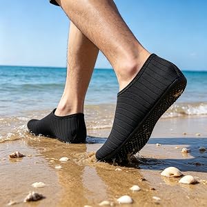 1 Pair Water Shoes for Women Men,Quick-Dry Aqua Socks,Beach Essentials Barefoot Yoga Exercise Sport Accessories Pool Camping