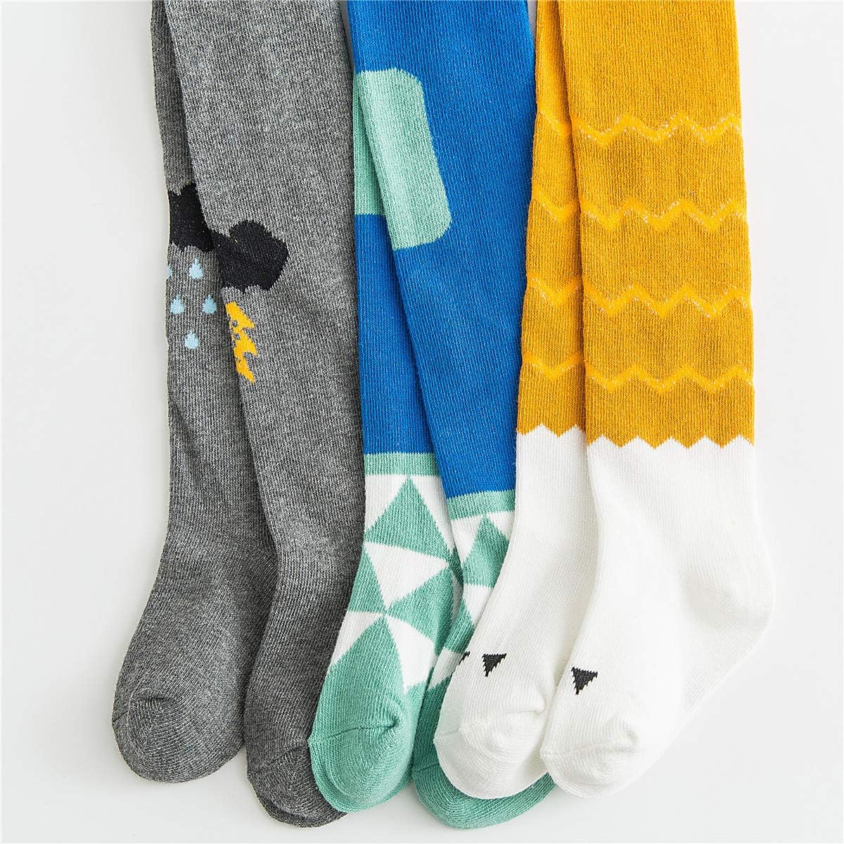 Baby Girls Tight Chriatmas Stocking Infant Kinits Cute Legging Pants Toddler Winter Warm Socks: Clothing