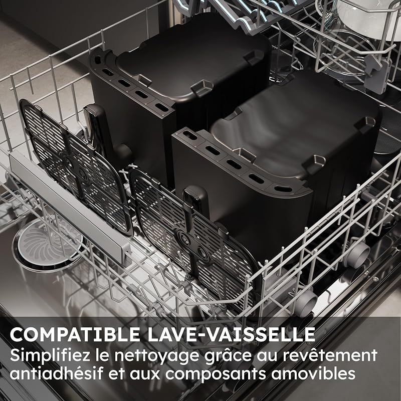 Air Fryer Double Tiroir | 11L Grande Capacité | 8 Fonctions